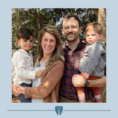 Meet dr. Zachary vance: your trusted general dentist in asheboro, north carolina 5 Photo of dr. Zachary vance posing with his wife and children